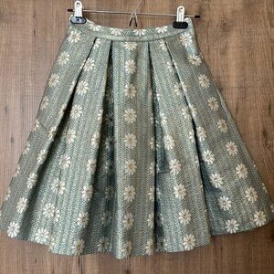 RED Valentino skirt green/gold color size 38
